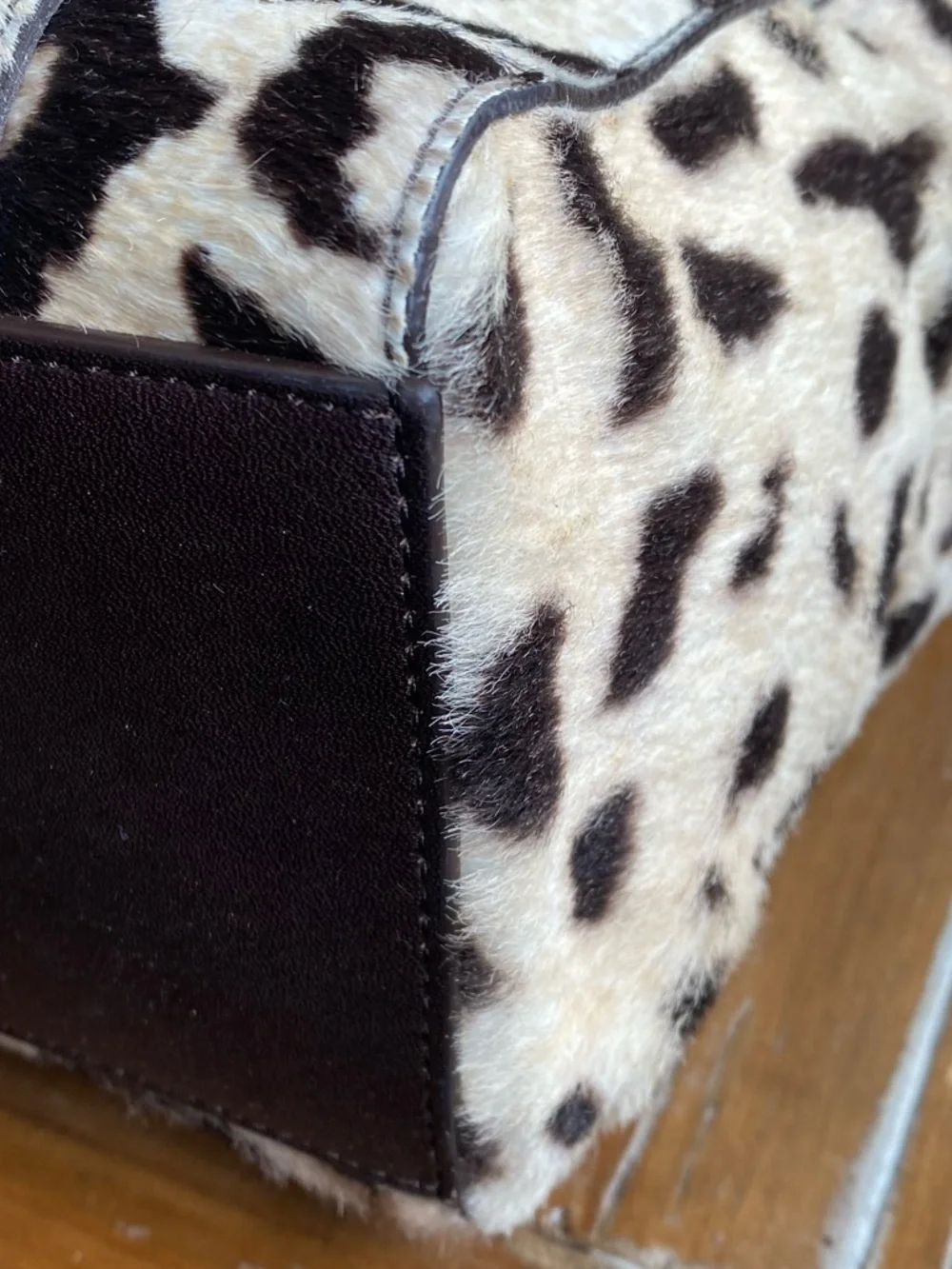 Coach XL Legacy HairCalf Ocelet North South Tote Bag - Picture 9 of 17